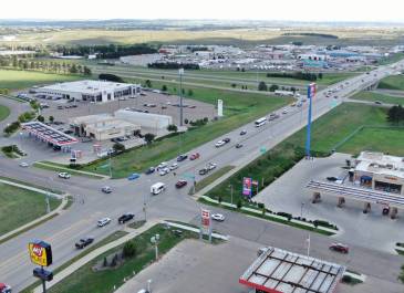 Aerial photo of I94 Intersection 