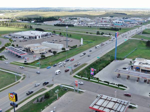 Aerial photo of I94 Intersection 